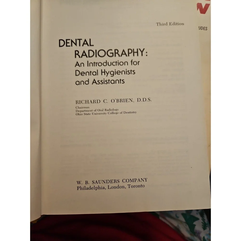 Vintage Dental Assistant Books